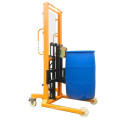 500kg iron drum plastic bucket forklift manual stacker truck oil drum lifter oil drum stacker truck